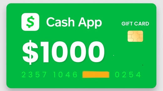 $1000 Cash App Gift Card