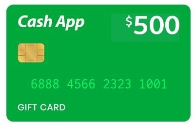 $500 Cash App Gift Card